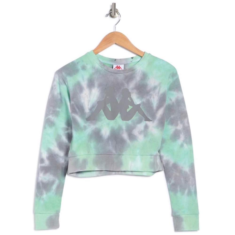 Kappa Active Tie Dye Galz Cropped Sweatshirt